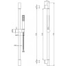 Душевой гарнитур BELBAGNO UNO UNO-SAL-CRM
