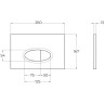 Комплект 2 в 1: Система инсталляции для унитазов BELBAGNO BB026 с кнопкой смыва BB050CR.MAT BB026/BB050CR.MAT