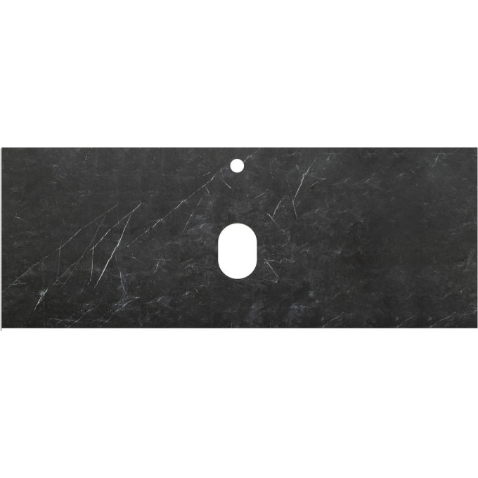 Столешница из керамогранита BELBAGNO KEP-120-MNO-W0 Marmo Nero Opaco 1204x462 без отверстия под смеситель